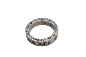 CHROME HEARTS クロムハーツ リング 6mm スペーサーファックユーリング 指輪 サイズ20.5号 シルバー 925刻印 12.2g 中古 4c075658