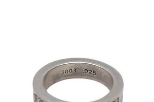 CHROME HEARTS クロムハーツ リング 6mm スペーサーファックユーリング 指輪 サイズ20.5号 シルバー 925刻印 12.2g 中古 4c075658