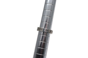 CHROME HEARTS クロムハーツ リング 6mm スペーサーファックユーリング 指輪 サイズ20.5号 シルバー 925刻印 12.2g 中古 4c075658