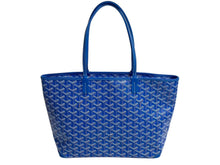 Load image into Gallery viewer, 新品未使用 GOYARD ゴヤール アルトワ PM トートバッグ ARTOISPMLTY10CL10P ゴヤールディンキャンバス ブルー ロゴ 鞄 肩掛け 中古 4c075660