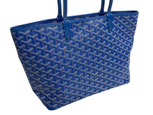 Load image into Gallery viewer, 新品未使用 GOYARD ゴヤール アルトワ PM トートバッグ ARTOISPMLTY10CL10P ゴヤールディンキャンバス ブルー ロゴ 鞄 肩掛け 中古 4c075660
