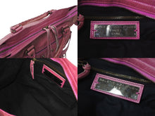 Load image into Gallery viewer, BALENCIAGA バレンシアガ ザ シティ 2WAY ハンドバッグ ピンク レザー 115748 ショルダーバッグ 良品 中古 4c075665