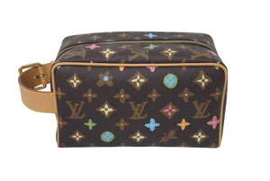 新品未使用 LOUIS VUITTON x Tyler The Creator ルイ ヴィトン タイラーザクリエーター モノグラムクラギー ロッカードップキット ハンドバッグ M47069 ブラウン 中古 4c075667