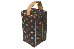 新品未使用 LOUIS VUITTON x Tyler The Creator ルイ ヴィトン タイラーザクリエーター モノグラムクラギー ロッカードップキット ハンドバッグ M47069 ブラウン 中古 4c075667