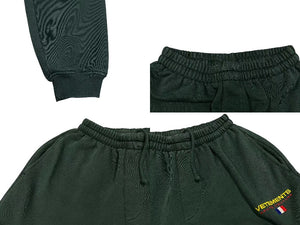 VETEMENTS ヴェトモン HAUTE COUTURE スウェットパンツ UE52PA160V グリーンコットン S 美品 中古 4c075679 