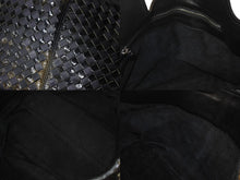 Load image into Gallery viewer, BOTTEGA VENETA ボッテガヴェネタ イントレチャート ハンドバッグ 138749 エナメル レザー ブラック イエロー 美品 中古 4c075691