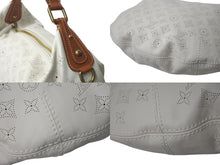 Load image into Gallery viewer, 極美品 LOUIS VUITTON ルイヴィトン マヒナ オナタGM ショルダーバッグ M95460 ブロン ホワイト ブラウン レザー ゴールド金具 中古 4c075692