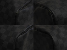 Load image into Gallery viewer, 極美品 LOUIS VUITTON ルイヴィトン キーポル バンドリエール55 ボストンバッグ N41413 ダミエグラフィット ブラック シルバー金具 中古 4c075695