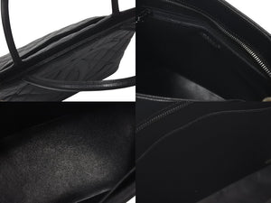 極美品 CHANEL シャネル 復刻トートバッグ ハンドバッグ 7番台 キャビアスキン ブラック ココマーク ロゴ 鞄 シルバー金具 中古 4c075700