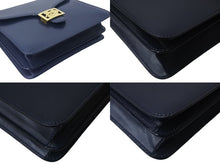 Load image into Gallery viewer, CELINE セリーヌ ヴィンテージ サルキー ミニハンドバッグ トートバッグ レザー ブラック 馬車金具 美品 中古 4c075710