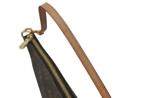 極美品 LOUIS VUITTON ルイヴィトン アクセサリーポーチ ポシェットアクセソワール M51980 モノグラム ブラウン スト付き 中古 4c075727