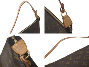 極美品 LOUIS VUITTON ルイヴィトン アクセサリーポーチ ポシェットアクセソワール M51980 モノグラム ブラウン スト付き 中古 4c075727