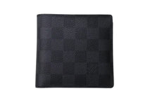 画像をギャラリービューアに読み込む, 極美品 LOUIS VUITTON ルイヴィトン 二つ折り財布 N63336 ダミエグラフィット ポルトフォイユ マルコ ブラック グレー レザー 中古 4c075730