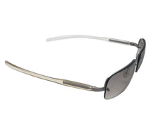 Load image into Gallery viewer, PRADA プラダ サングラス ハーフリム SPR 69C 2AC-7A1 メタル プラスチック シルバー Japan製 クリア 美品 中古 4c075733