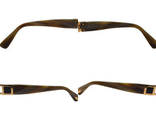画像をギャラリービューアに読み込む, BVLGARI ブルガリ サングラス ブラウンレンズ マーブル 62□15 120 626 101/73 ゴールド金具 美品 中古 4c075739