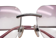 Load image into Gallery viewer, CHANEL シャネル サングラス フレームレス 4017-D c.124/58 ピンクグラデーション ココマーク イタリア製 美品 中古 4c075740