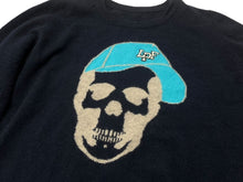 Load image into Gallery viewer, lucien pellatfinet ルシアン ペラフィネ ニット スカル LPF キャップ トップス ネイビー ネイビー グレー 美品 中古 4c075751 正規品