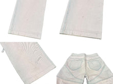 画像をギャラリービューアに読み込む, LOUIS VUITTON ルイヴィトン デニムパンツ RM201 TLP HID61W カーゴパンツ ブリーチ加工 ピンク ブルー コットン 29 良品 中古 4c075754