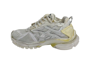 BALENCIAGA バレンシアガ Runner スニーカー ホワイト ランナー ラバー ポリウレタン ポリエステル 772774W3RMU9000 サイズ38 美品 中古 4c075755