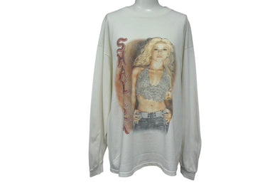 VINTAGE ビンテージ SHAKIRA シャキーラ 2003 Tour of the Mongoose Bootleg 長袖Ｔシャツ サイズ L 美品 中古 4c075758