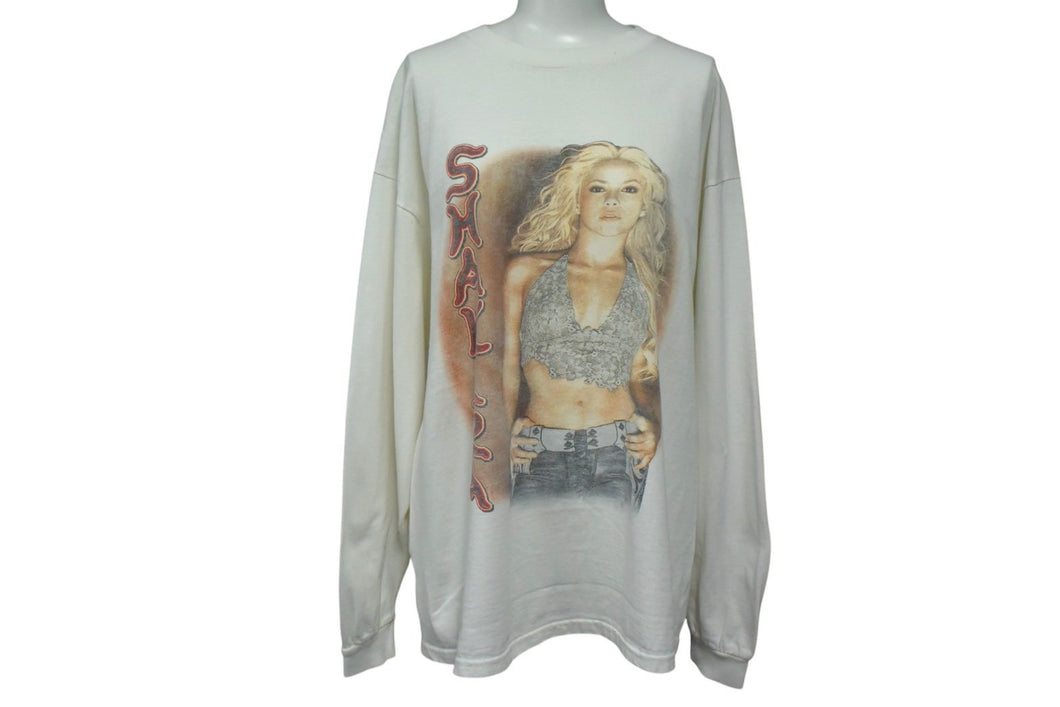 VINTAGE ビンテージ SHAKIRA シャキーラ 2003 Tour of the Mongoose Bootleg 長袖Ｔシャツ サイズ L 美品 中古 4c075758