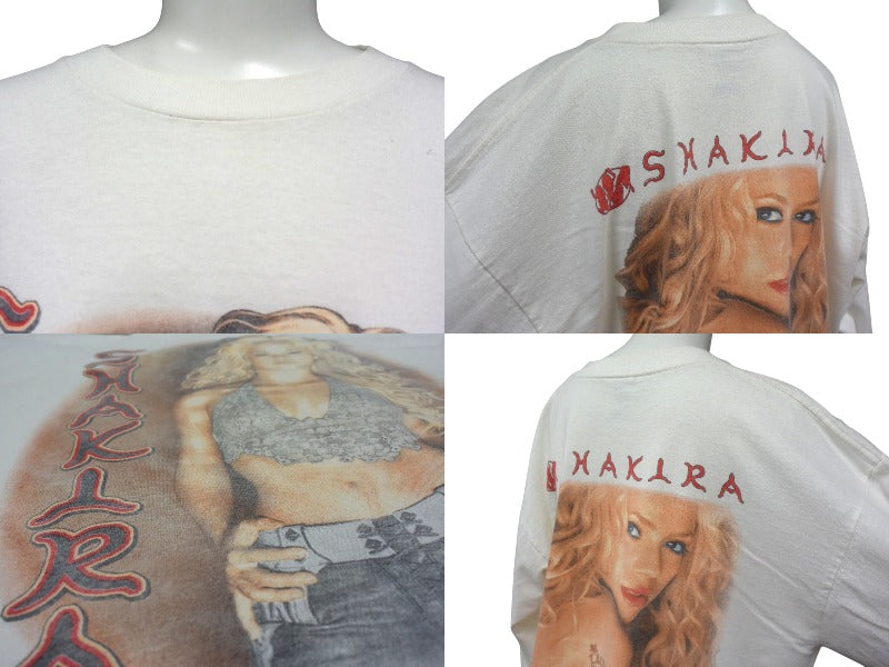 VINTAGE ビンテージ SHAKIRA シャキーラ 2003 Tour of the Mongoose Bootleg 長袖Ｔシャツ サイズ L 美品 中古 4c075758 VINTAGE ビンテージ SHAKIRA シャキーラ 2003 Tour of the
