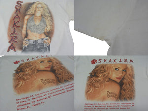 VINTAGE ビンテージ SHAKIRA シャキーラ 2003 Tour of the Mongoose Bootleg 長袖Ｔシャツ サイズ L 美品 中古 4c075758