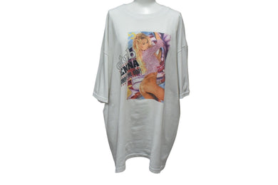 VINTAGE ヴィンテージ CLUB JENNA フォトTシャツ サイズXL 白 古着 白 XL 中古 4c075759 