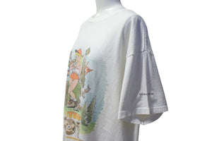 VINTAGE ヴィンテージ 1995 HOOTERS フーターズ キャラTシャツ ホワイト 古着 コットン XL 中古 4c075763 