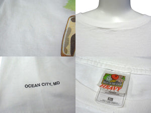 VINTAGE ヴィンテージ 1995 HOOTERS フーターズ キャラTシャツ ホワイト 古着 コットン XL 中古 4c075763 