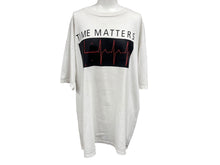 画像をギャラリービューアに読み込む, VINTAGE ヴィンテージ 90&#39;s Time Matters タイムマターズ 半袖Tシャツ サイズXL ホワイト コットン 古着 美品 中古 4c075766 