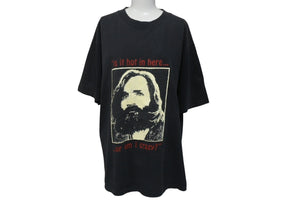 VINTAGE ヴィンテージ 90's BALZOUT バルズアウト チャールズマンソン Tシャツ サイズL 蓄光プリント ブラック 古着 中古 4c075769