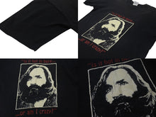 Load image into Gallery viewer, VINTAGE ヴィンテージ 90&#39;s BALZOUT バルズアウト チャールズマンソン Tシャツ サイズL 蓄光プリント ブラック 古着 中古 4c075769