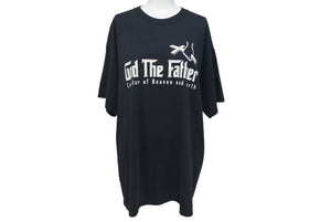 VINTAGE ヴィンテージ God the Father ゴッドザファーザー 半袖Tシャツ サイズXL サンプリング ムービー パロディ 古着 美品 中古 4c075770 
