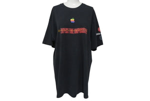 VINTAGE ヴィンテージ Apple アップル MISSION IMPOSSIBLE ミッションインポッシブル Tシャツ 協賛 プロモーション 美品 中古 4c075771