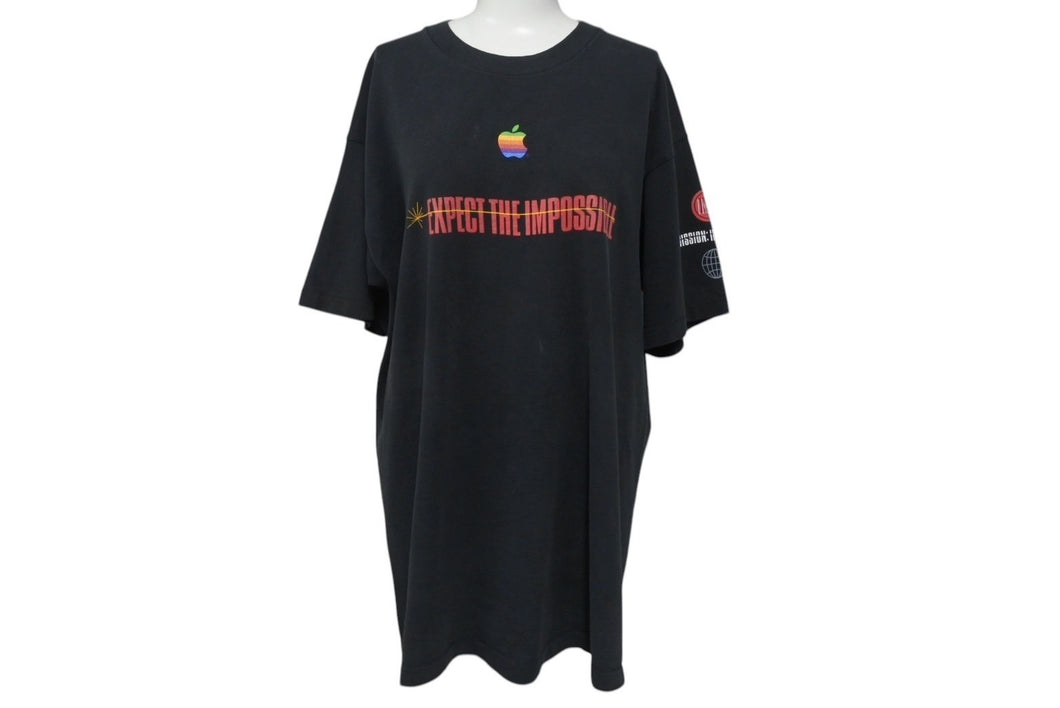 VINTAGE ヴィンテージ Apple アップル MISSION IMPOSSIBLE ミッションインポッシブル Tシャツ 協賛 プロモーション 美品 中古 4c075771