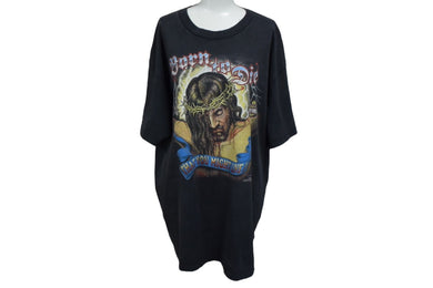 VINTAGE ヴィンテージ 90's JEASUS BORN TO DIE ジーザス 半袖Tシャツ サイズXL キリスト 1991年製 古着 美品 中古 4c075772 