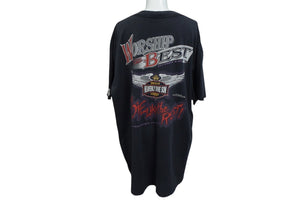 VINTAGE ヴィンテージ 90's JEASUS BORN TO DIE ジーザス 半袖Tシャツ サイズXL キリスト 1991年製 古着 美品 中古 4c075772 