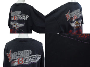 VINTAGE ヴィンテージ 90's JEASUS BORN TO DIE ジーザス 半袖Tシャツ サイズXL キリスト 1991年製 古着 美品 中古 4c075772 