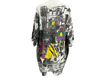 Load image into Gallery viewer, VINTAGE ヴィンテージ 90&#39;s The street life 総柄プリントTシャツ サイズ2XL コットン HIP HOP マルチカラー 美品 中古 4c075774