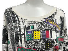 Load image into Gallery viewer, VINTAGE ヴィンテージ 90&#39;s The street life 総柄プリントTシャツ サイズ2XL コットン HIP HOP マルチカラー 美品 中古 4c075774