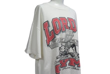 画像をギャラリービューアに読み込む, VINTAGE ヴィンテージ 1990年製 LORD&#39;S GYM ローズジム Tシャツ サイズL ジーザスクライド ホワイト 古着 中古 4c075779 