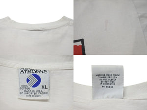 VINTAGE ヴィンテージ SOMETIMES I GET FREAKY! 半袖Tシャツ サイズXL ホワイト ADVANCE ATHLETIC 古着 美品 中古 4c075781