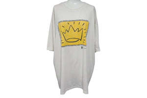 VINTAGE ヴィンテージ 90's King Jesus キングジーザス 半袖Tシャツ サイズXL プリント ホワイト 古着 美品 中古 4c075783 