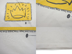 VINTAGE ヴィンテージ 90's King Jesus キングジーザス 半袖Tシャツ サイズXL プリント ホワイト 古着 美品 中古 4c075783 