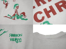 画像をギャラリービューアに読み込む, VINTAGE ビンテージ MERRY FUCKING XMAS 四十八手 骸骨ドクロ半袖Ｔシャツ ホワイト サイズFREE 美品 中古 4c075787 