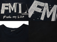 画像をギャラリービューアに読み込む, VINTAGE ヴィンテージ FML ファック マイ ライフ Filthy Shirt.com 半袖Tシャツ コットン ネイビー ホワイト 古着 美品 中古 4c075788 