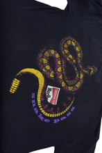 画像をギャラリービューアに読み込む, [中古/中古]半袖Ｔシャツ VINTAGE ヴィンテージ Marlboro SNAKE PASS Tシャツ ブラック コットン Bランク 中古 4c075795 