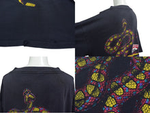 画像をギャラリービューアに読み込む, [中古/中古]半袖Ｔシャツ VINTAGE ヴィンテージ Marlboro SNAKE PASS Tシャツ ブラック コットン Bランク 中古 4c075795 