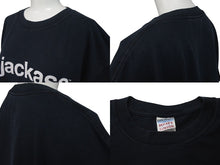 画像をギャラリービューアに読み込む, VINTAGE ヴィンテージ Jackass ジャッカス プロモーション半袖Tシャツ 2005 コットン ブラック ホワイト サイズL 良品 中古 4c075801 